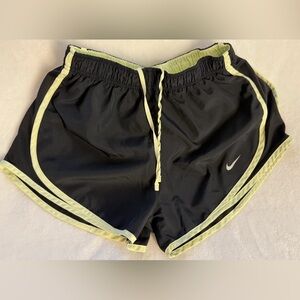 Nike Dri-FIT Black and Light Yellow Shorts 9/10